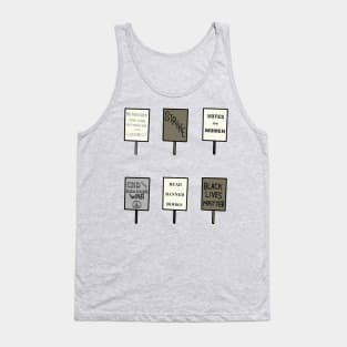 A Century of Protest Signs Tank Top